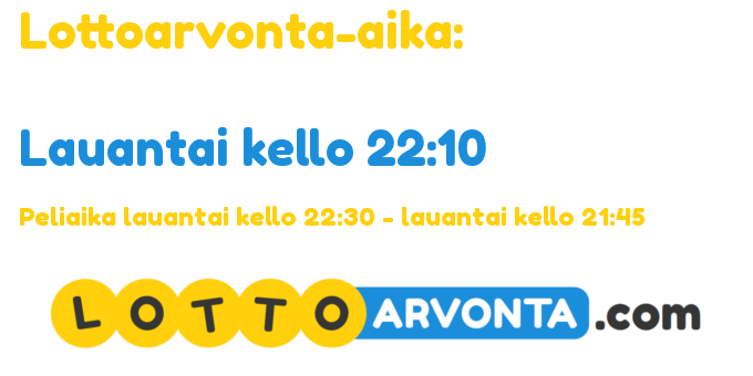 lottoarvonta aika