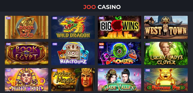 Joo casino pelivalikoima
