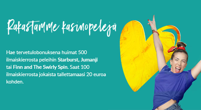 Suomiarvat uusi bonus jonka avulla saat jopa 500 kierrosta